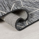 Kusový koberec Lipari Napoli Black – na ven i na doma