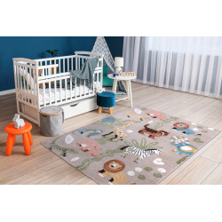 Dětský kusový koberec Fun Africa beige