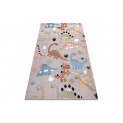 Dětský kusový koberec Fun Dino beige