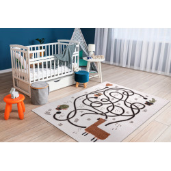 Dětský kusový koberec Fun Game llama cream