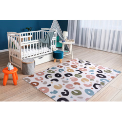 Dětský kusový koberec Fun Spots cream