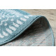 Kusový koberec Napkin blue kruh