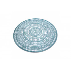 Kusový koberec Napkin blue kruh