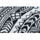 Kusový koberec Napkin grey kruh