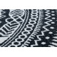 Kusový koberec Napkin black kruh