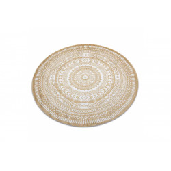 Kusový koberec Napkin gold kruh