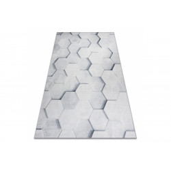 Kusový koberec ANDRE Hexagon 3D 1180