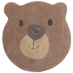 Kusový koberec Zest Kids Bear Face Brown