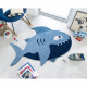 Kusový koberec Zest Kids Shark Blue