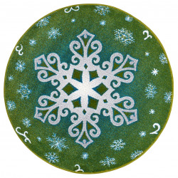 Dětský koberec New Adventures 105315 Silver Petrol blue-green White