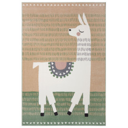 Dětský koberec New Adventures 105323 Pastel brown Green