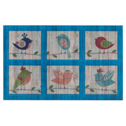 Protiskluzová rohožka Mujkoberec Original 105409 Blue Multicolor
