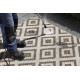 AKCE: 120x170 cm Kusový koberec Twin-Wendeteppiche 103133 braun creme – na ven i na doma