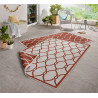 AKCE: 80x150 cm Kusový koberec Twin-Wendeteppiche 103120 terra creme