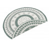 AKCE: 140x140 (průměr) kruh cm Kusový koberec Twin Supreme 103415 Jamaica green creme – na ven i na doma