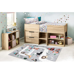 Dětský kusový koberec Bambino 2160 Indian grey