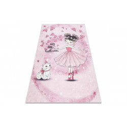 Dětský kusový koberec Bambino 2185 Ballerina pink