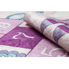 Dětský kusový koberec Bambino 2285 Hopscotch pink