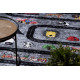 Dětský kusový koberec Bambino 2092 Streets cars anthracite
