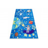 Dětský kusový koberec Bambino 2265 Rocket Space blue