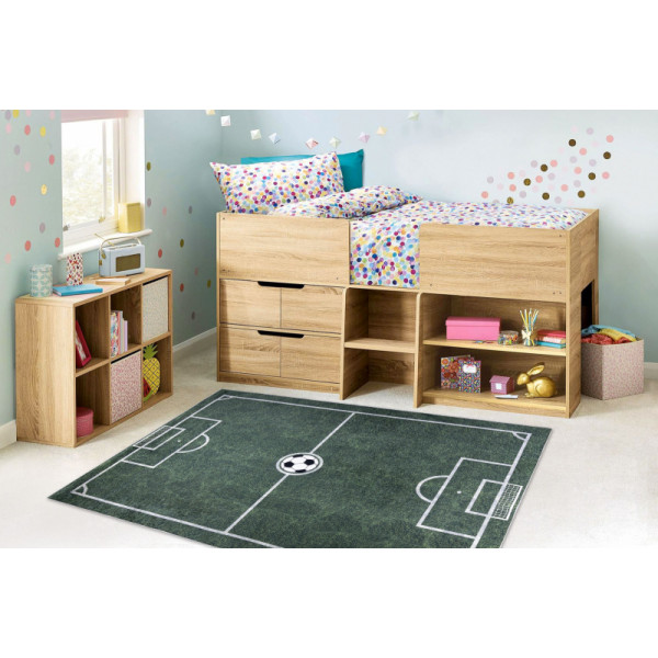 Dětský kusový koberec Bambino 2138 Football green