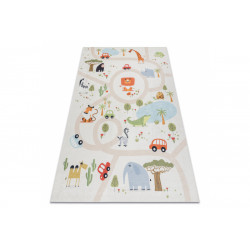 Dětský kusový koberec Bambino 1165 Zoo