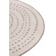 Kusový koberec Twin-Wendeteppiche 105414 Linen kruh – na ven i na doma
