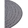 Kusový koberec Twin-Wendeteppiche 105418 Night Silver kruh – na ven i na doma