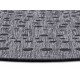 Kusový koberec Twin-Wendeteppiche 105418 Night Silver kruh – na ven i na doma