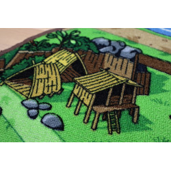 Dětský metrážový koberec Dino - neúčtujeme odřezky z role