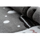 Dětský kusový koberec Petit Lama grey kruh