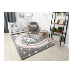 Dětský kusový koberec Petit Pony grey