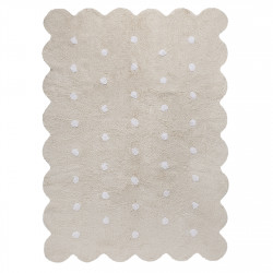 AKCE: 120x160 cm Bio koberec kusový, ručně tkaný Biscuit Beige