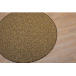 Kusový koberec Alassio zlatohnědý kruh