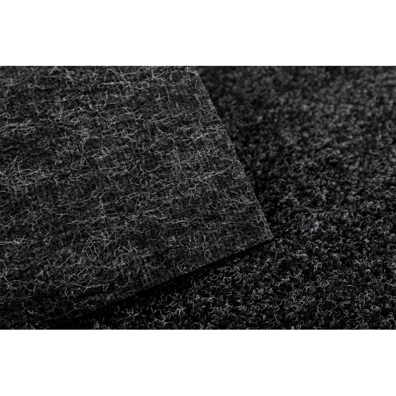 Metrážový koberec Rambo 15 černý, zátěžový