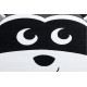 Dětský kusový koberec Petit Raccoon mukki grey