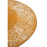 Kusový koberec Gloria 105518 Mustard kruh