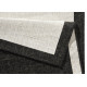 AKCE: 80x250 cm Kusový koberec Twin-Wendeteppiche 103105 creme schwarz