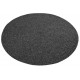 Kusový koberec Braided 105550 Dark Grey kruh – na ven i na doma