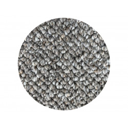 AKCE: 120x120 (průměr) kruh cm Kruhový koberec Wellington šedý