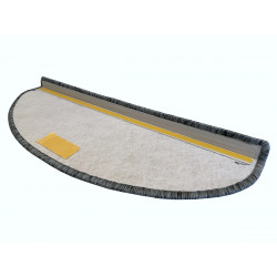 Nášlapy na schody Alassio modrošedé půlkruh, samolepící