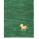 Ručně všívaný kusový koberec Asra wool green
