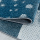 Dětský kusový koberec Funny 2110 blue kruh
