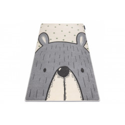 Dětský kusový koberec Petit Bear cream