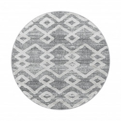 Kusový koberec Pisa 4704 Grey kruh