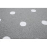Metrážový koberec Puntík šedý
