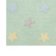 AKCE: 120x160 cm Přírodní koberec, ručně tkaný Tricolor Stars Soft Mint