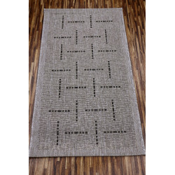 Kusový koberec FLOORLUX Silver/Black 20008 – na ven i na doma