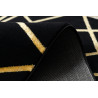 Kusový koberec Gloss 406C 86 geometric black/gold