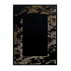 Kusový koberec Gloss 408C 86 glamour black/gold